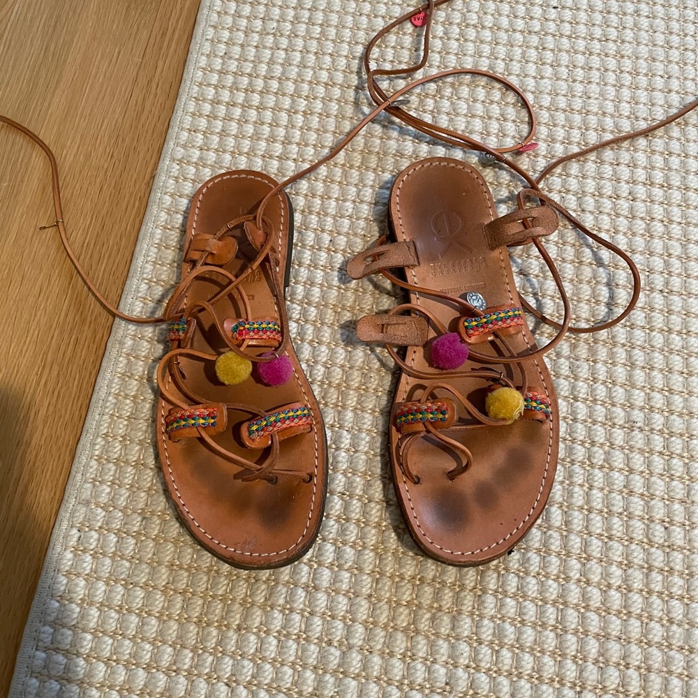 EVI KABALA lace-up sandal